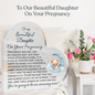 Daughter Pregnancy Gift, Baby Boy Nursery Décor, Acrylic Heart