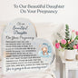 To Our Daughter Pregnancy Gift, Baby Boy Nursery Décor, Acrylic Heart