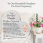 Daughter Pregnancy Gift, Baby Girl Nursery Décor, Acrylic Heart