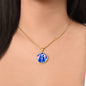 Gemini Zodiac Sign Necklace, Astrology Pendant with Gift Box