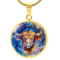 Taurus Zodiac Sign Necklace, Astrology Pendant with Gift Box