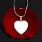 Engraved Heart Necklace