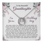 To My Granddaughter on your Wedding Day, Lucky In Love Necklace