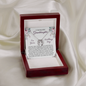 To My Granddaughter on your Wedding Day, Lucky In Love Necklace