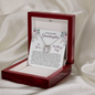 To My Granddaughter on your Wedding Day, Lucky In Love Necklace