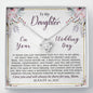 Daughter Wedding Day Gift from Mom, Personalized Bride Gift with Her Wedding Date