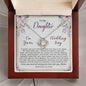 Daughter Wedding Day Gift from Mom, Personalized Bride Gift with Her Wedding Date