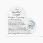 Daughter Pregnancy Gift, Baby Boy Nursery Décor, Acrylic Heart