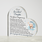 To Our Daughter Pregnancy Gift, Baby Boy Nursery Décor, Acrylic Heart