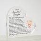 To Our Daughter Pregnancy Gift, Baby Girl Nursery Décor, Acrylic Heart
