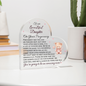 To Our Daughter Pregnancy Gift, Baby Girl Nursery Décor, Acrylic Heart