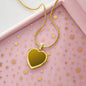 Engraved Heart Necklace