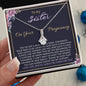 To My Sister On Your Pregnancy - Alluring Beauty Necklace