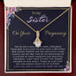 To My Sister On Your Pregnancy - Alluring Beauty Necklace
