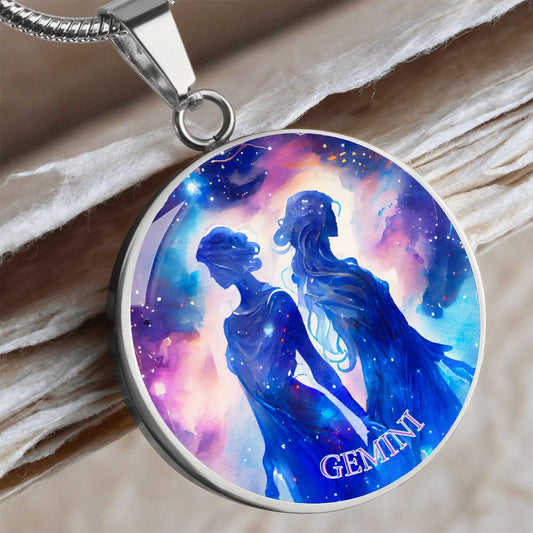 Gemini Zodiac Sign Necklace