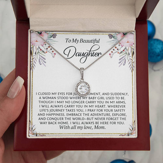 Gift for daughter - beautiful necklace with message card. 