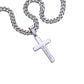 To My Husband, Personalized Cross Necklace, Christian Gift for Husband