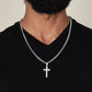 To My Husband, Personalized Cross Necklace, Christian Gift for Husband