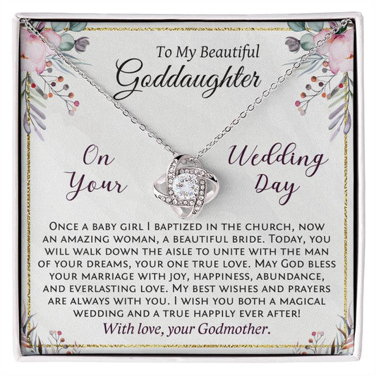 Goddaughter Wedding Day Gift, Christian Wedding Gift from Godmother of the Bride